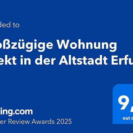 Grosszuegige Wohnung Direkt In Der Altstadt Erfurts Exteriér fotografie